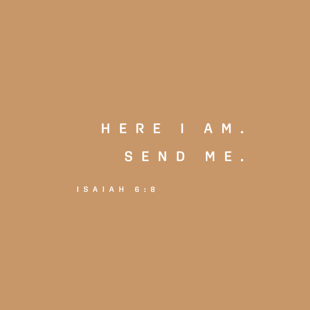 Here I Am, Send Me — Isaiah 6:8 inspired collection by Pray Musically.