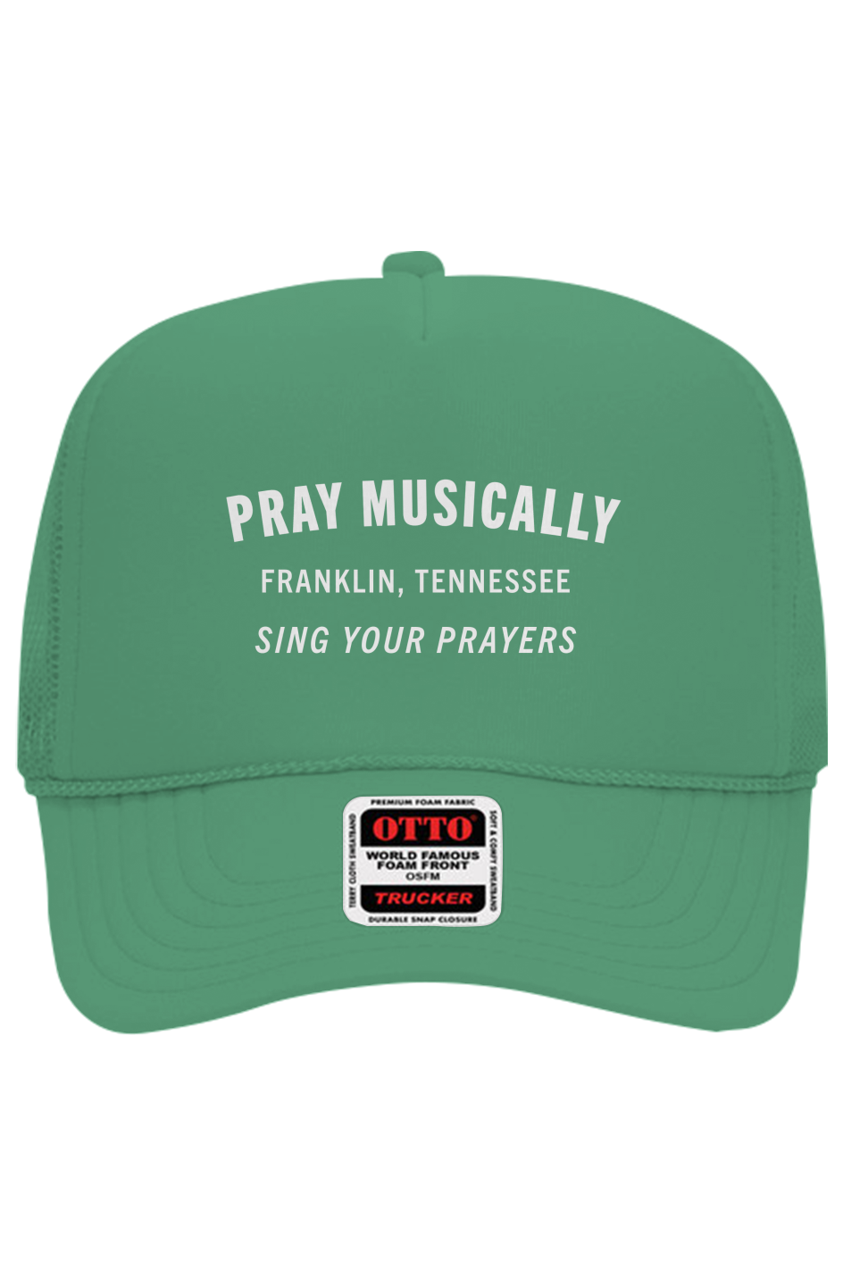 Pray Musically Foam Trucker Hat – Franklin, Tennessee