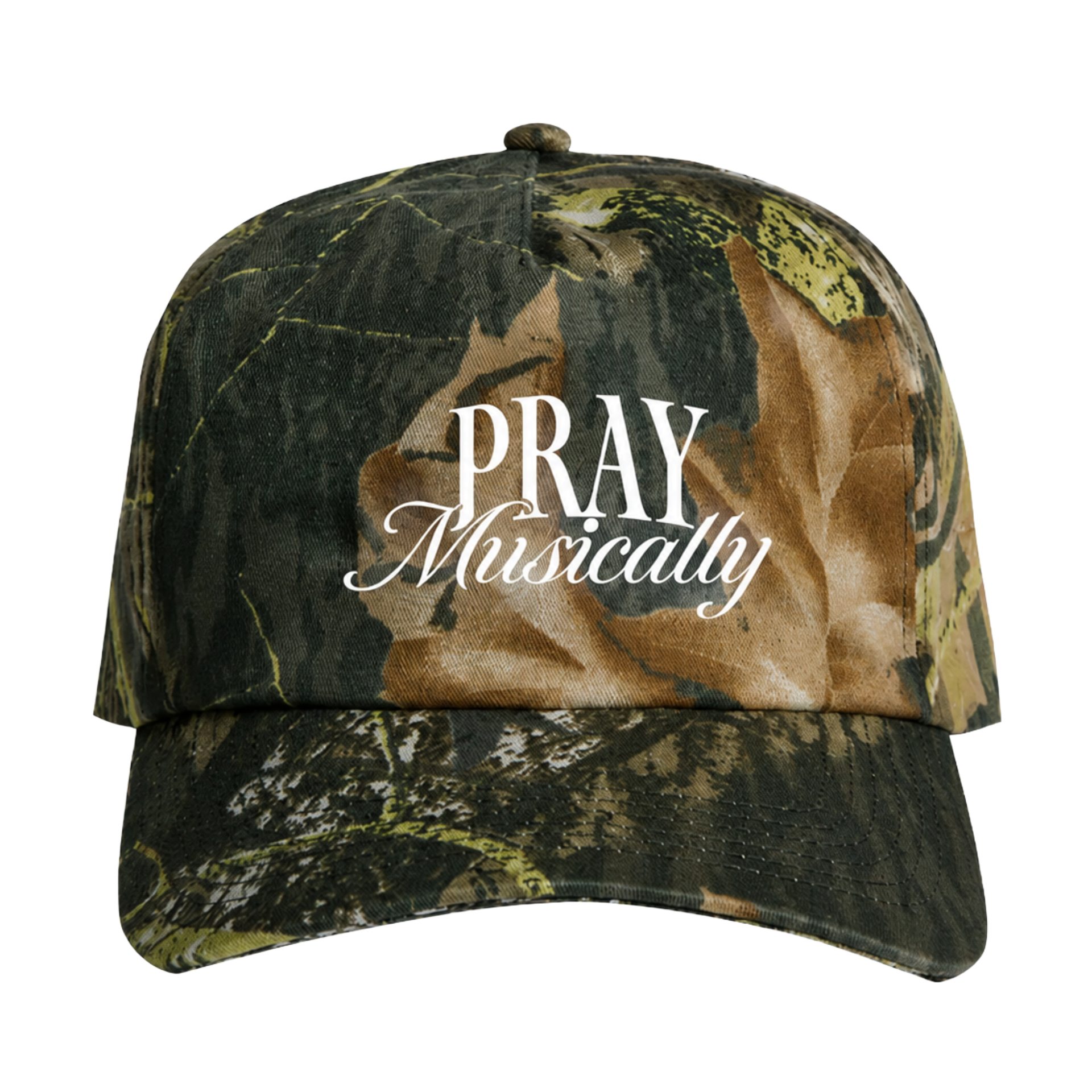 Pray Musically Soft Camo Cap
