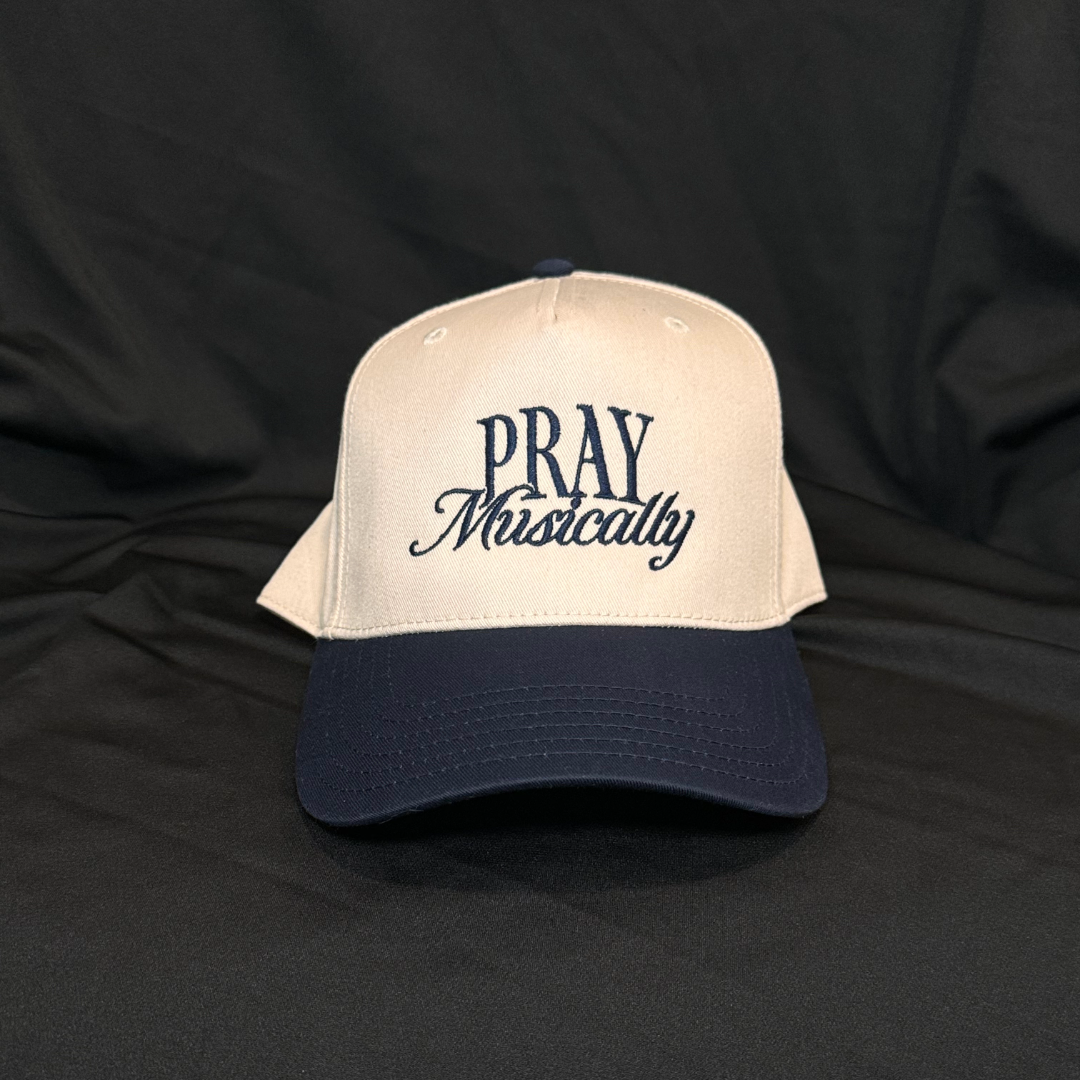 Original Pray Musically — Navy/Khaki Baseball Cap