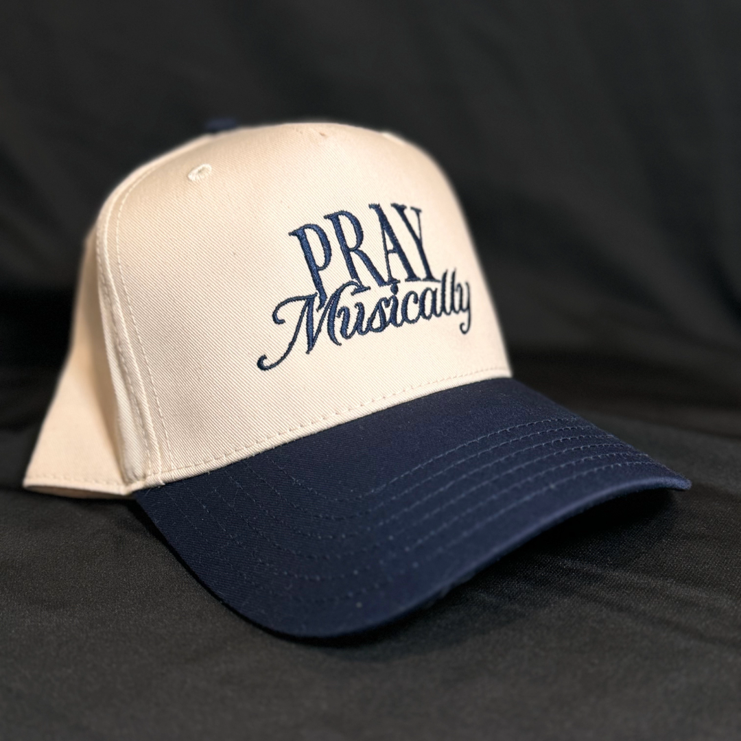 Original Pray Musically — Navy/Khaki Baseball Cap