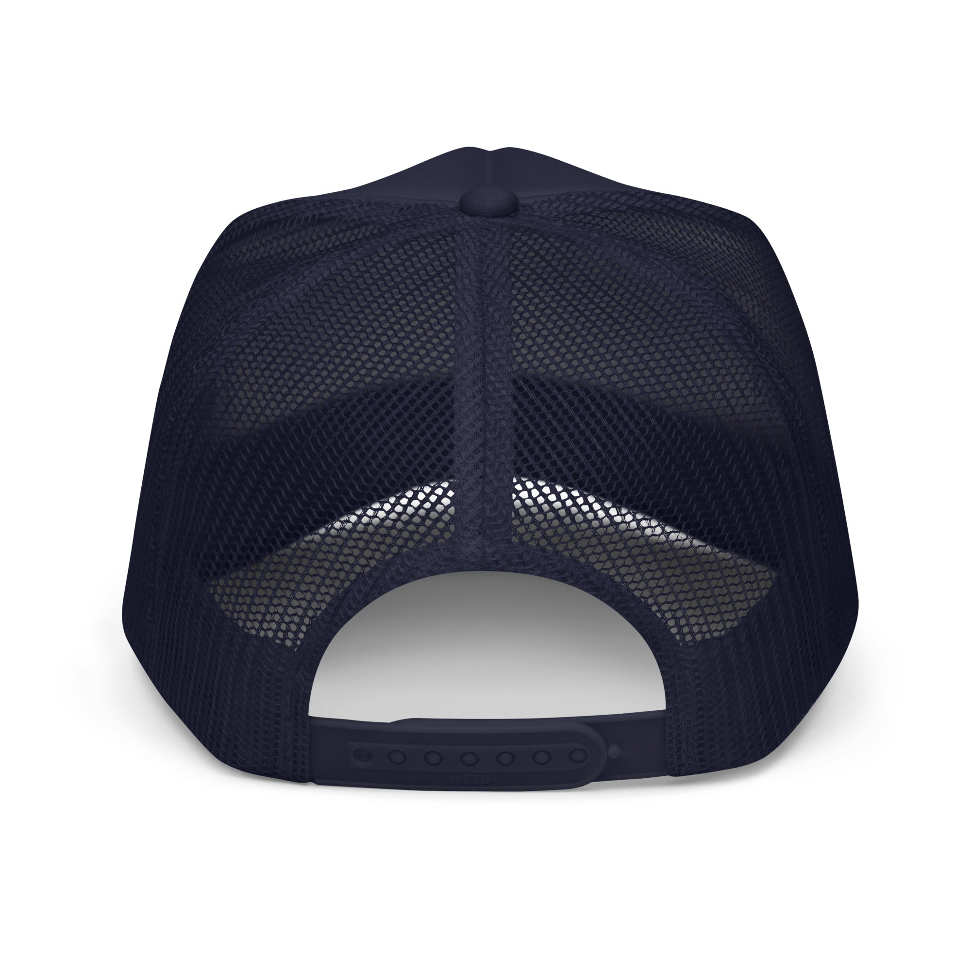 Original Pray Musically — Navy/Gold Foam Trucker